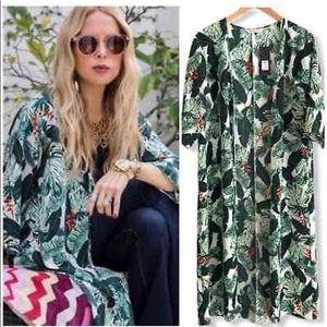 Rachel Zoe Palm Leaf Kimoto Duster